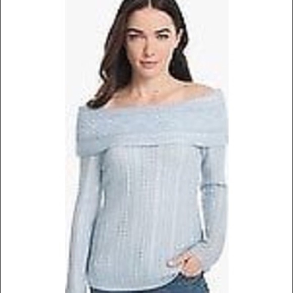 White House Black Market Sweaters - NWT WHBM Soft beautiful off the shoulder sweater.